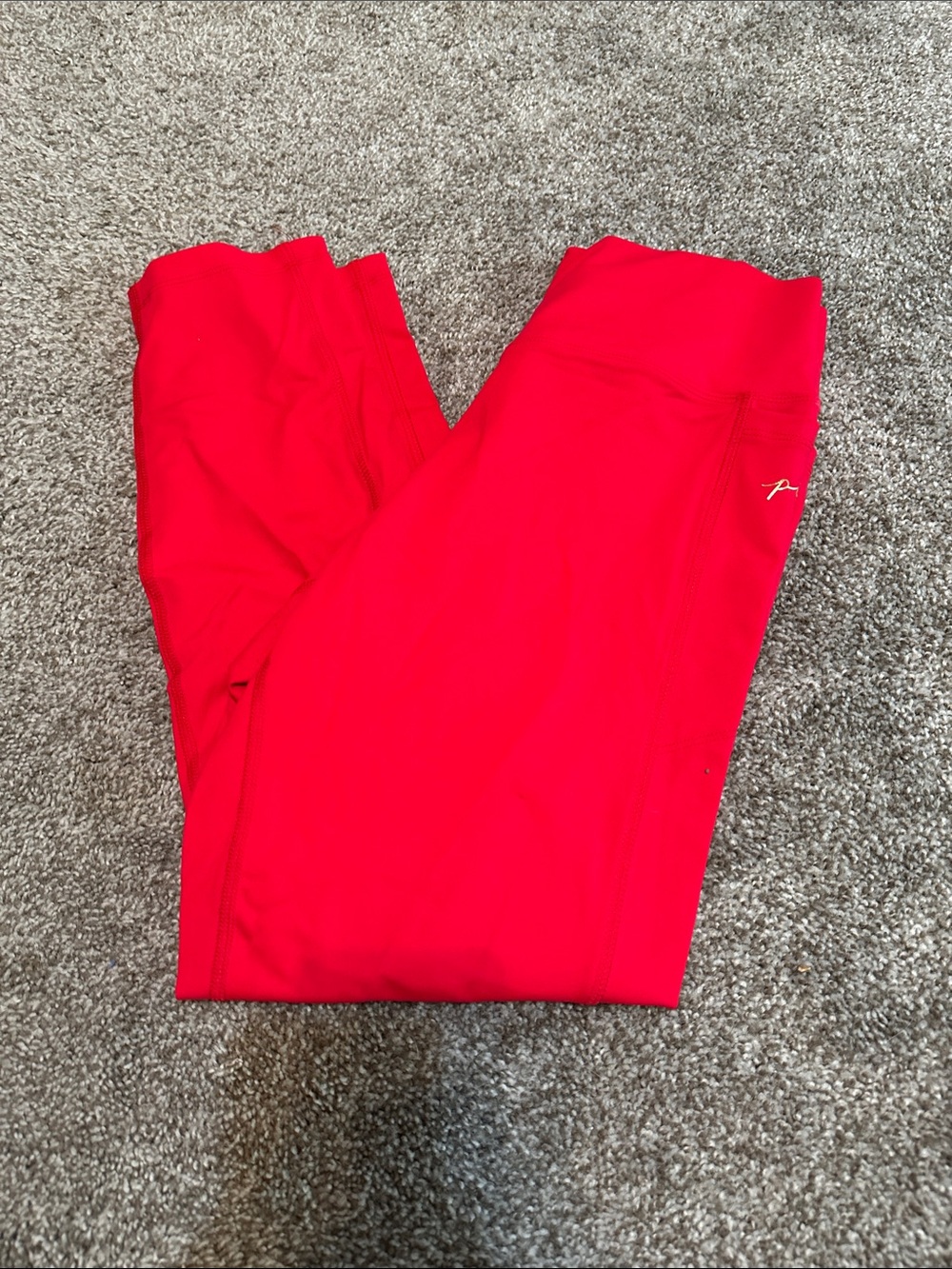 PINK Victoria's Secret Red High-Waist Leggings
